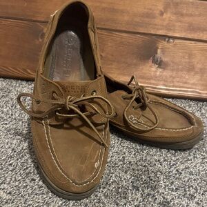 Sperry Men's Brown Leather Boat Shoes